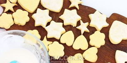 печенье имбирное с глазурью