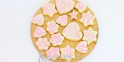 печенье имбирное с глазурью