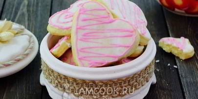 печенье имбирное с глазурью