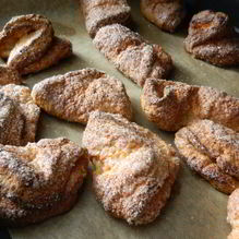 Рецепт Печенье из творожного теста с медом и корицей