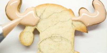 печенье олененок рудольф