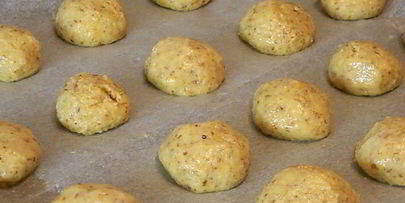 печенье ореховое с шоколадной начинкой