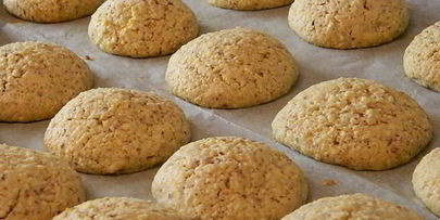 печенье ореховое с шоколадной начинкой