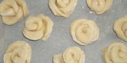 печенье розочки