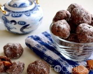 Печенье с карамелью