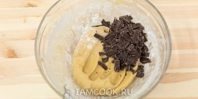 печенье с коричневым сахаром и шоколадом