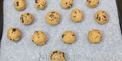 печенье с коричневым сахаром и шоколадом