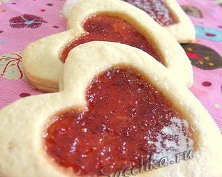 Печенье Сердечки к 14 февраля