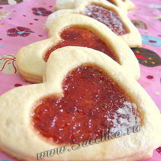 Печенье Сердечки к 14 февраля