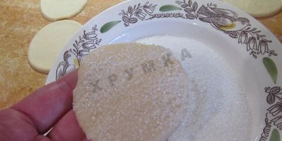 печенье творожные треугольники