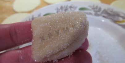 печенье творожные треугольники