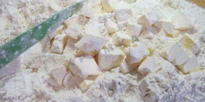 печенье творожные треугольники