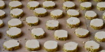 песочное печенье с фисташками