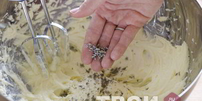 песочное печенье с лавандой