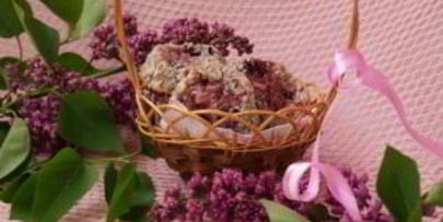 песочное печенье со смородиной