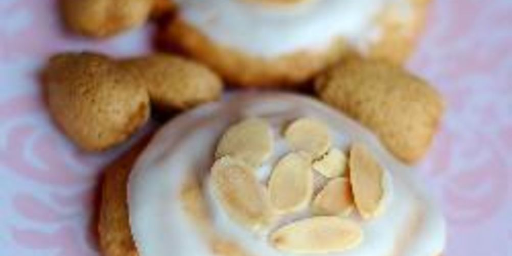 Рецепт рисовое печенье с миндалем