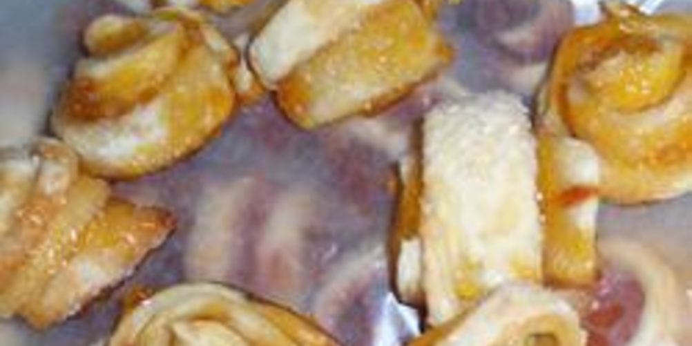 Рецепт рогалики с абрикосовым джемом