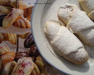 Рогалики с джемом и орехами — знакомый вкус детства