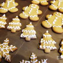 Рецепт Рождественское печенье с глазурью