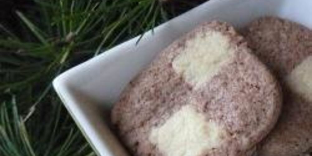 Рецепт шахматное печенье