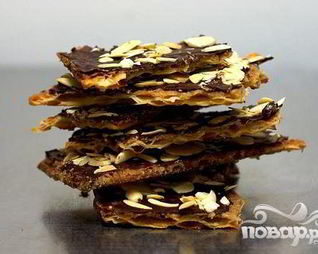 Шоколадно-карамельные крекеры