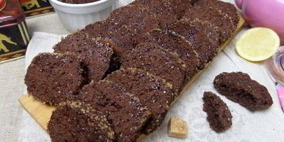 шоколадное печенье пикантное