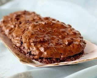 Шоколадное печенье с грецким орехом, без муки