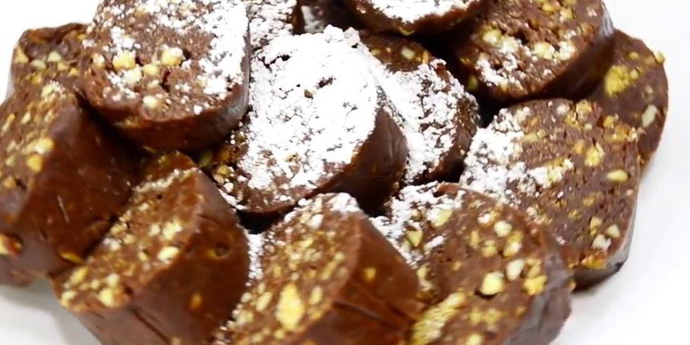 Рецепт сладкие колбаски из печенья