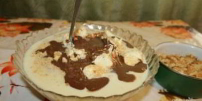 сладкие колбаски из печенья