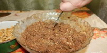 сладкие колбаски из печенья