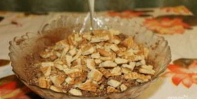 сладкие колбаски из печенья