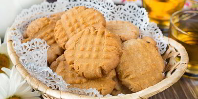 тающее арахисовое печенье