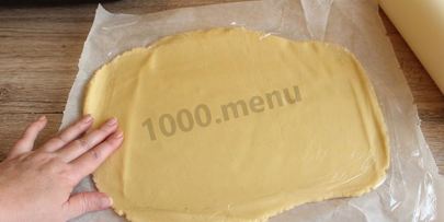 тертое печенье с вареньем