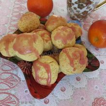 Рецепт Творожно апельсиновое печенье с глазурью
