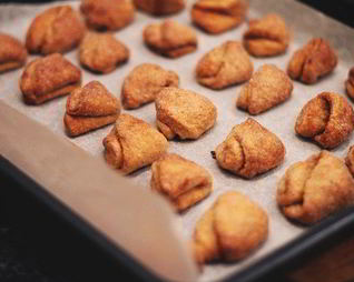 Творожное печенье ракушки Гусиные лапки