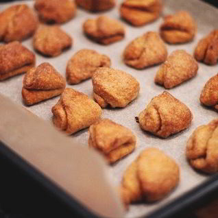 Творожное печенье ракушки Гусиные лапки