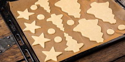 творожное печенье рождественское