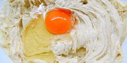 творожное печенье с меренгой