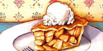 американский яблочный пирог