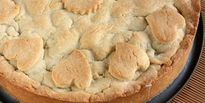 баскский пирог с черешней