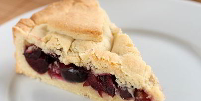 баскский пирог с черешней