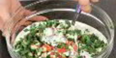 блинный пирог со шпинатом