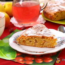Рецепт Быстрый пирог с яблоками на кефире