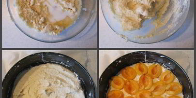 дачный абрикосовый пирог