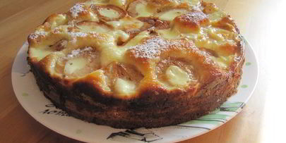 дачный абрикосовый пирог