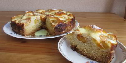 дачный абрикосовый пирог