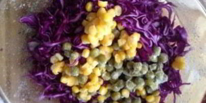 диетический киш из краснокочанной капусты