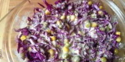 диетический киш из краснокочанной капусты