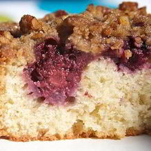 Рецепт Ежевичный пирог с орехами