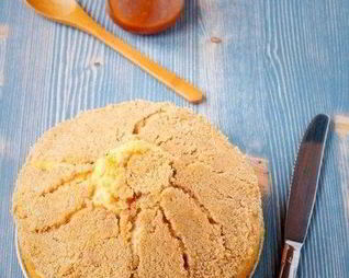 Французский яблочный пирог с крошкой